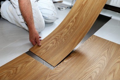 Revêtement de sol en PVC certifié CE de 4 mm dans les escaliers